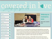 Tablet Screenshot of coveredinloveministries.com